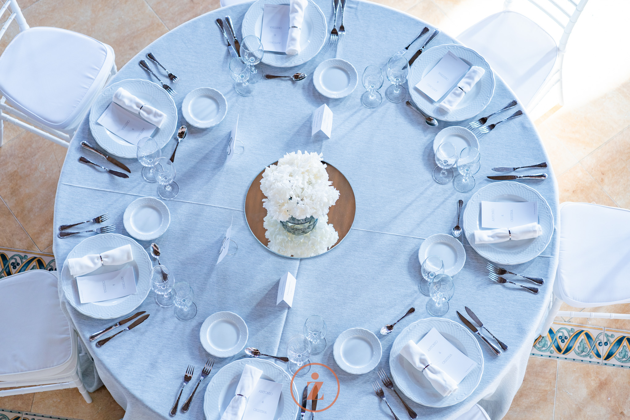 mesa de catering de bodas