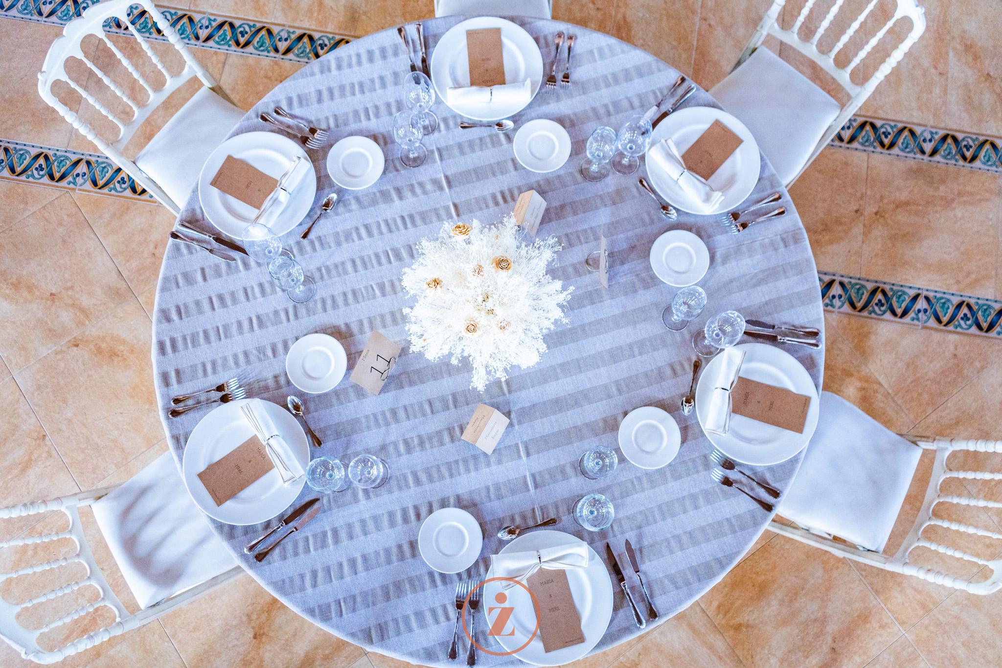 mesa de catering de bodas