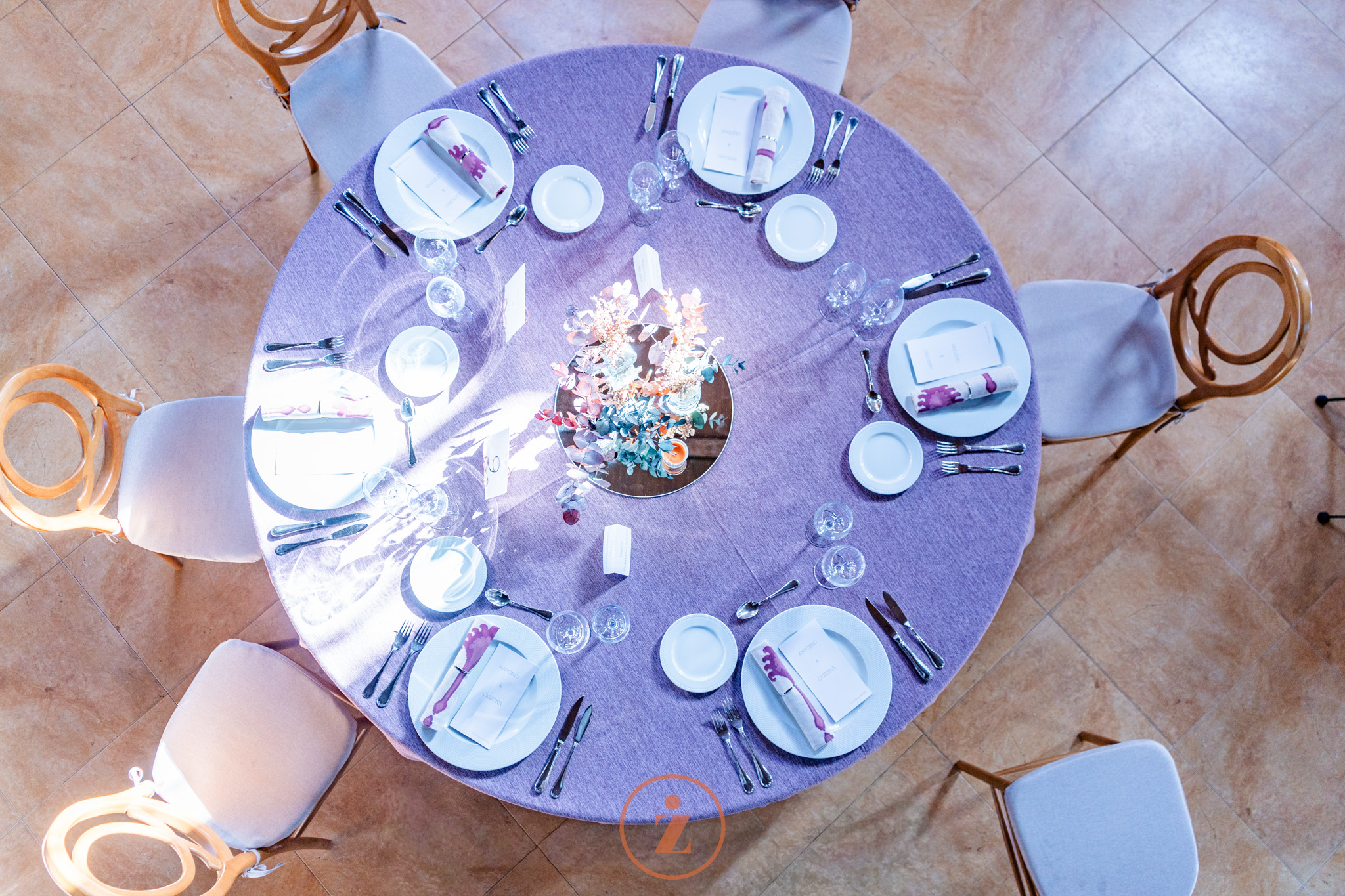 mesa de catering de bodas