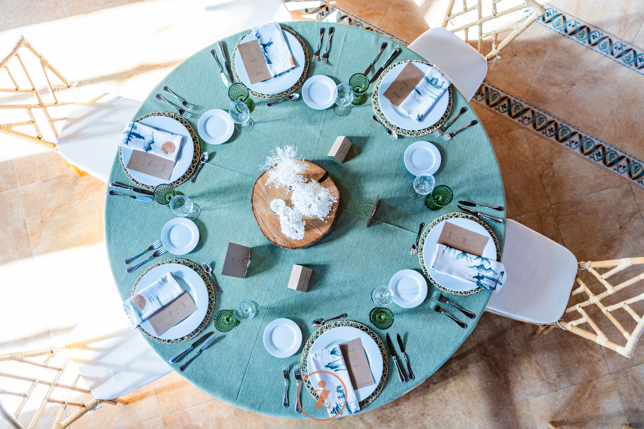 mesa de catering de bodas